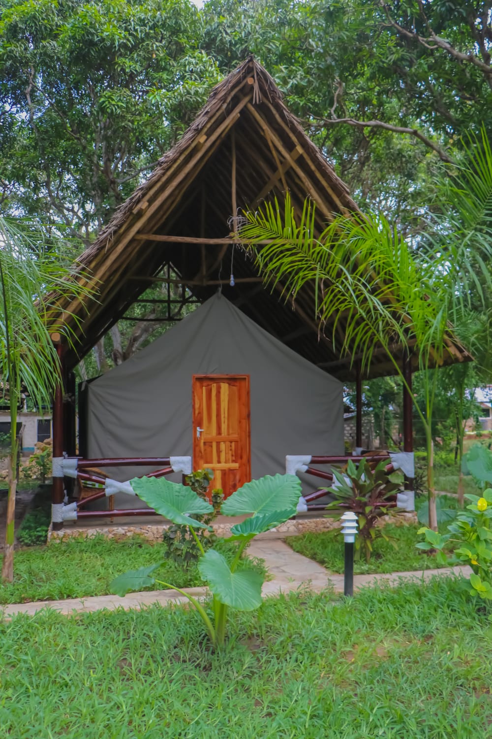 bomani resort tent exterior